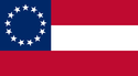 Confederate States of America 1st official flag thirteen stars.png